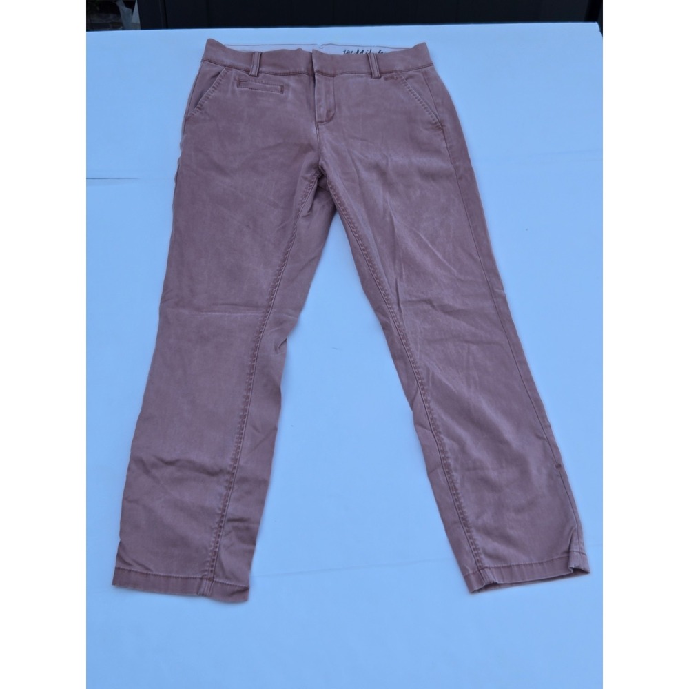 Anthropologie The Mitchell by Bécu Women's Size 2 Pink Mauve Straight Pants